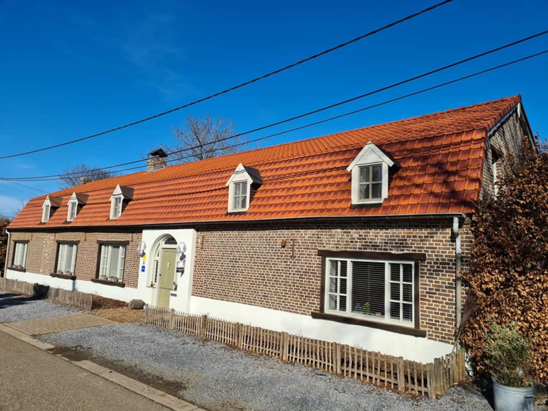 gerenoveerde woning met nieuwe gevel en dak